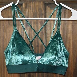 Victoria's Secret Green Strappy Bra